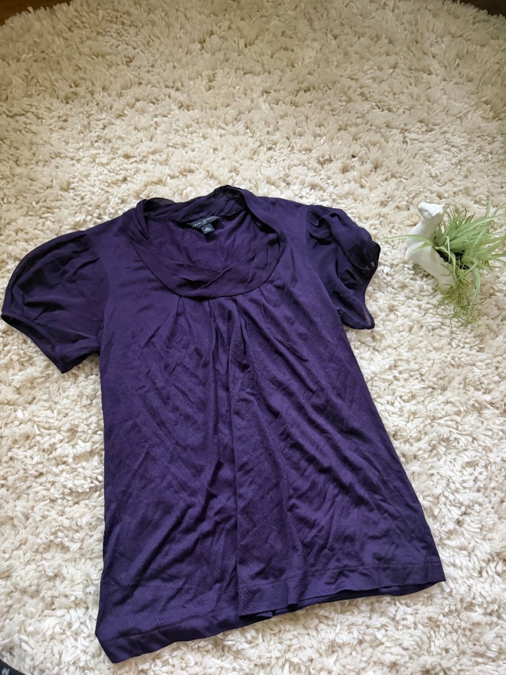Banana Republic short-sleeve Women's Purple banana republic, casual chic Short-S